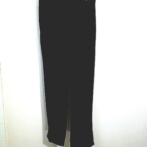 Donna Ricco Pants Size 24W Black Crepe Pull On Straight Leg Dressy Plus Classy